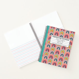 Rainbow Primäres Notebook-Story Journal Notizblock