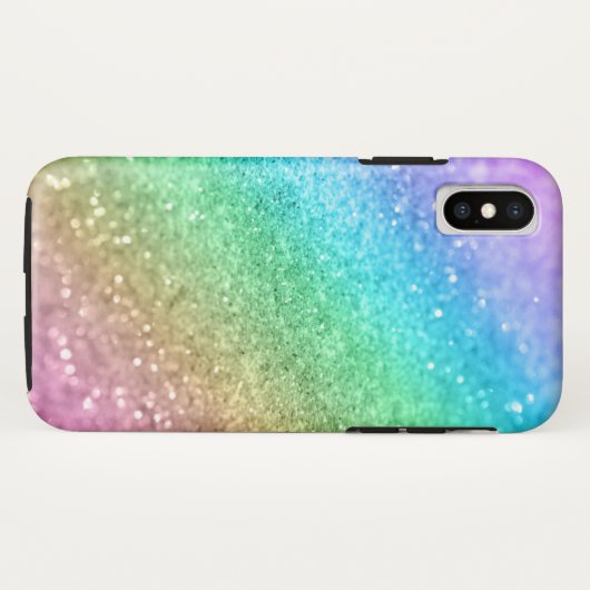 Rainbow Princess Glitzer #1 #shiny Case-Mate iPhone Hülle (Rückseite (Horizontal))