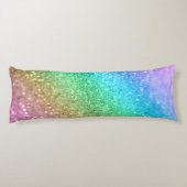 Rainbow Princess Glitzer #1 #shiny Seitenschläferkissen (Rückseite)