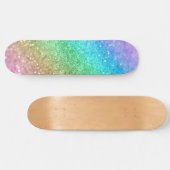 Rainbow Princess Glitzer #1 #shiny Skateboard (Horizontal)