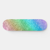 Rainbow Princess Glitzer #1 #shiny Skateboard (Horizontal)