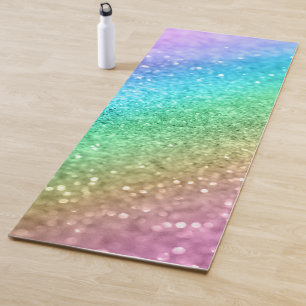 Rainbow Princess Glitzer #1 #shiny Yogamatte