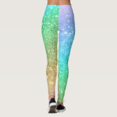 Rainbow Princess Glitzer #1a (Imitate Glitzer) #sh Leggings (Rückseite)