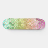 Rainbow Princess Glitzer Scales #1 Skateboard (Horizontal)