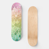 Rainbow Princess Glitzer Scales #1 Skateboard (Vorderseite)