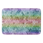 Rainbow Princess Mermaid Scales #2 #decor #wall Badematte (Vorderseite)