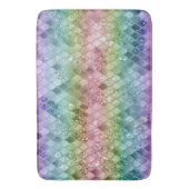 Rainbow Princess Mermaid Scales #2 #decor #wall Badematte (Vorderseite Vertikal)