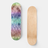 Rainbow Princess Mermaid Scales #3 Skateboard (Vorderseite)