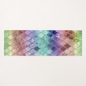 Rainbow Princess Mermaid Scales #3 Yogamatte (Vorderseite (Horizontal))