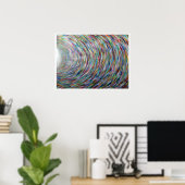 Rainbow Print Original Painting on Leinwand Poster (Heimbüro)