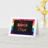 Rainbow Priples' 5" x 7" Jubiläumskarte Karte (Gelbe Blume)