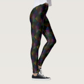 Rainbow Prism auf schwarz Leggings (Rechts)