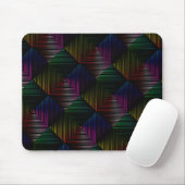 Rainbow Prism auf schwarz Mousepad (Mit Mouse)