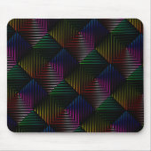 Rainbow Prism auf schwarz Mousepad (Vorne)