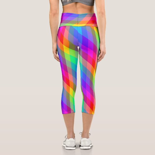 Rainbow Prism Capri Leggings (Rückseite)