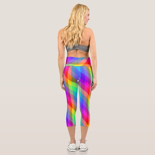 Rainbow Prism Capri Leggings (Rückseite)