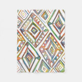 Rainbow Prism farbige Fleecedecke (Vorderseite)