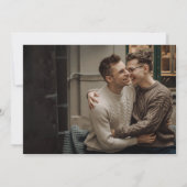 Rainbow Prism Liebe ist Liebe Gay Engagement Party Einladung (Rückseite)