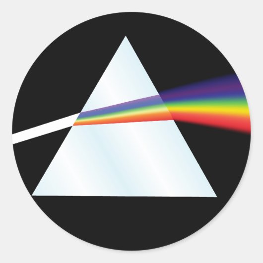 Rainbow Prism Sticker (Vorderseite)