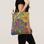 Rainbow Prism Wassertropfen Totbeutel Tasche (Von Nahem)