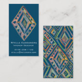 Rainbow Prisma vertikal, kreativ Visitenkarte (Vorne/Hinten)