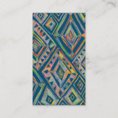 Rainbow Prisma vertikal, kreativ Visitenkarte (Rückseite)