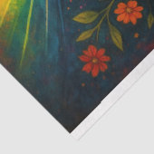 Rainbow Prismatisches Moth Decoupage Papier (Ausschnitt)