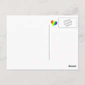 Rainbow Prix Couple Postkarte (Rückseite)