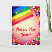 Rainbow Prix New Year 5" x 7" New Year Card Karte (Vorderseite)