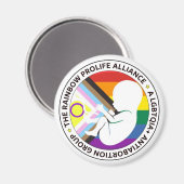 Rainbow Pro Life Alliance Magnete Magnet (Vorderseite/Rückseite)