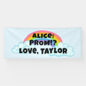 Rainbow Prom Proposal Banner (Horizontal)