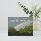 Rainbow Promise, Genesis 9/13 | Postkarte (Stehend Vorderseite)