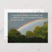 Rainbow Promise, Genesis 9/13 | Postkarte (Vorne/Hinten)