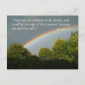 Rainbow Promise, Genesis 9/13 | Postkarte (Vorderseite)
