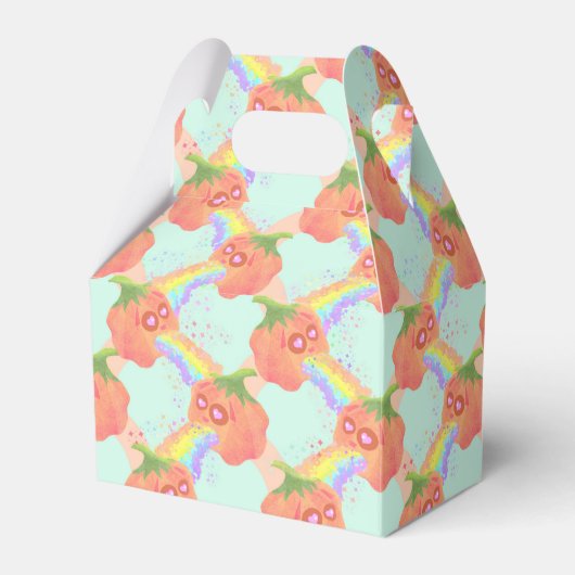 Rainbow Pumpkin Fun, Gastgeschenk Geschenkschachtel (Vorderseite)