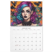 Rainbow Punks by Ivy and Bat Art Calendar Kalender (Jan 2027)