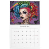 Rainbow Punks by Ivy and Bat Art Calendar Kalender (Feb 2026)