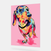 Rainbow Pup Acrylschild (Winkel)