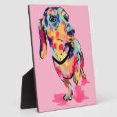 Rainbow Pup Fotoplatte (Seite)