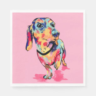 Rainbow Pup Serviette