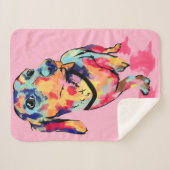 Rainbow Pup Sherpadecke (Vorderseite (Horizontal))