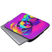 Rainbow Puppy Arts Laptopschutzhülle (Vorne Knopf)