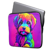 Rainbow Puppy Arts Laptopschutzhülle (Vorderseite Links)