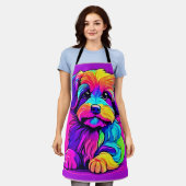 Rainbow Puppy Arts Schürze (Getragen)