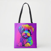 Rainbow Puppy Arts Tasche (Vorderseite)
