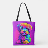Rainbow Puppy Arts Tasche (Rückseite)