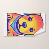 Rainbow Puppy-Liebe Badhandtuch Set (Handtuch)