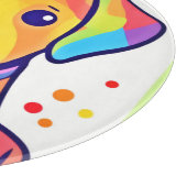 Rainbow Puppy-Liebe Schneidebrett (Ecke)