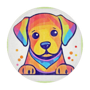 Rainbow Puppy-Liebe Schneidebrett