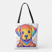 Rainbow Puppy-Liebe Tasche (Rückseite)